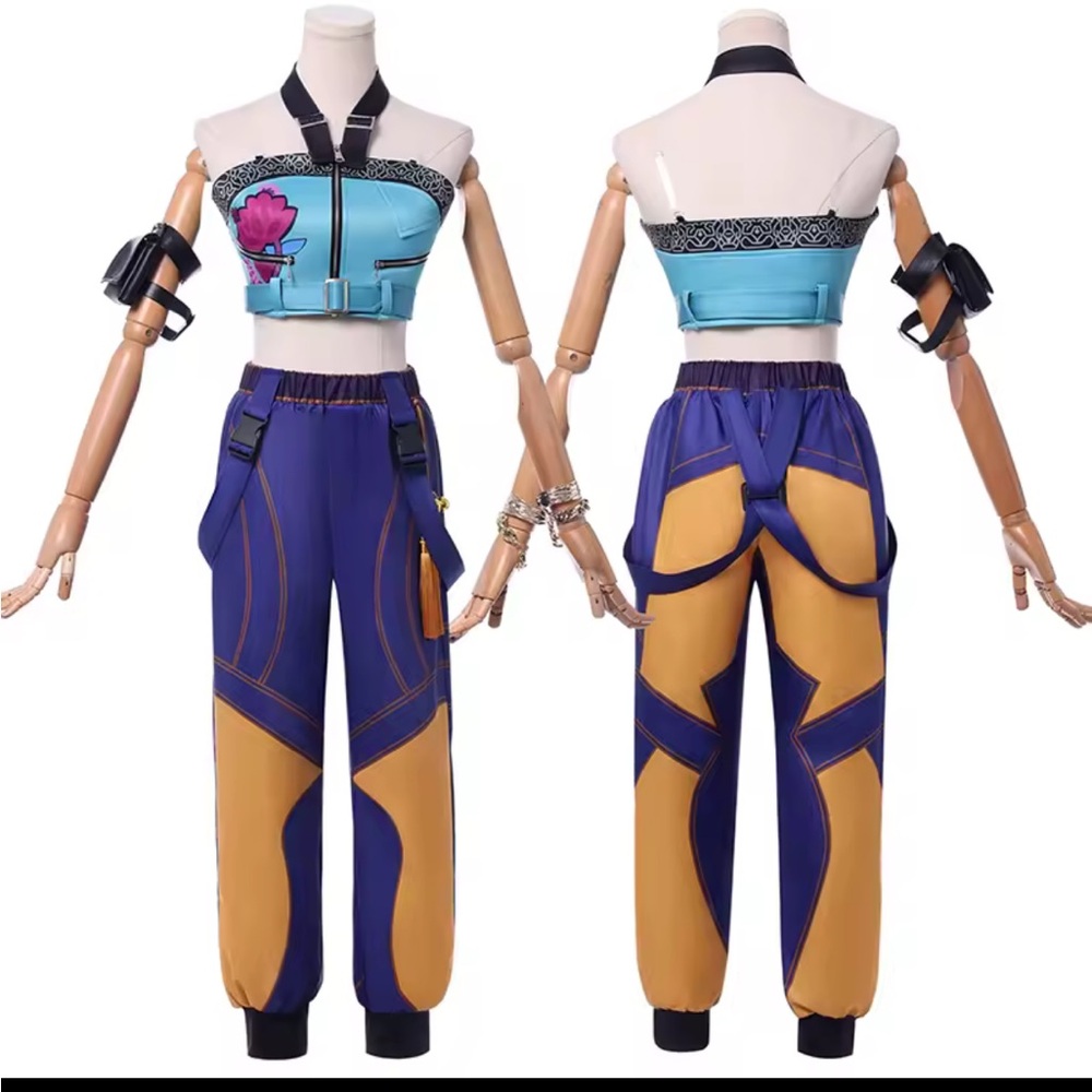 K-Pop Demon Hunters Zoey Costume - Brand New!